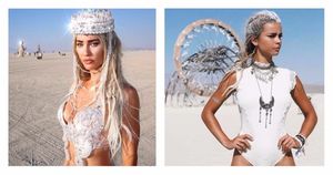 Самые сексуальные девушки фестиваля Burning Man 2017