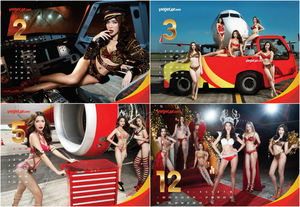 Стюардессы в бикини в календаре авиакомпании VietJet