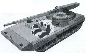 Появилась информация о перспективном российском танке «Бурлан»