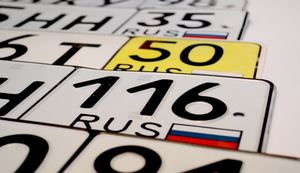 Автомобильные номера России, Белоруссии, Казахстана, Украины, коды регионов
