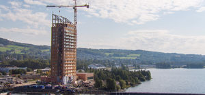 В Норвегии построили самый высокий в мире деревянный небоскреб