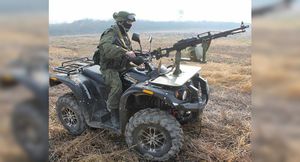 Российская армия начинает освоение военных квадроциклов