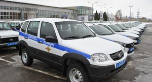 Тамбовским полицейским вручили ключи от новых автомобилей