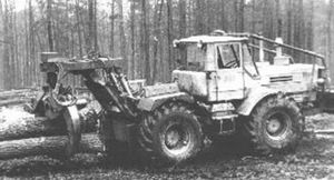 ЛТ-157: трелевочный трактор, который очень похож на Т 150