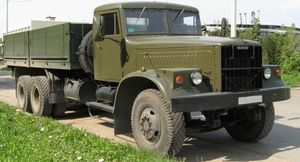 КрАЗ-257 был на всех советских стройках