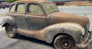 Ржавчина и мох на приборке — В США нашли старый Austin A40 Devon