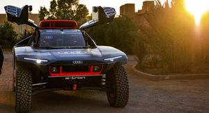 Электрокары Audi RS Q e-tron доказали свое превосходство на Дакаре