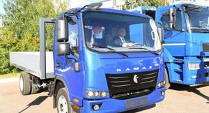 Новый среднетоннажный грузовик КАМАЗ «Компас» показан на видео