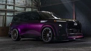 Infiniti превратила QX80 в 1000-сильный внедорожник с мотором от GT-R и фиолетовым окрасом