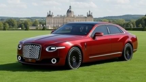 Виртуальный Bentley Brooklands возвращается в роскошь: цифровая сказка на фоне замка