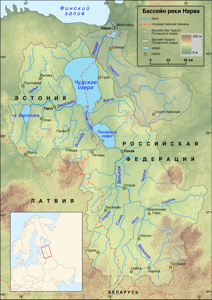 Карта плюсса псковской области