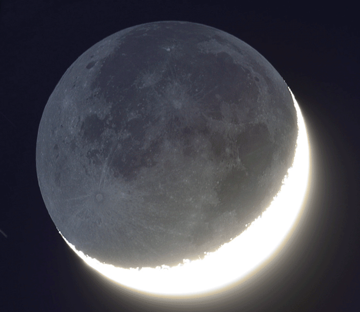 Луна. Полная Луна. Луна гиф. Анимированная Луна. Видимые края луны 4