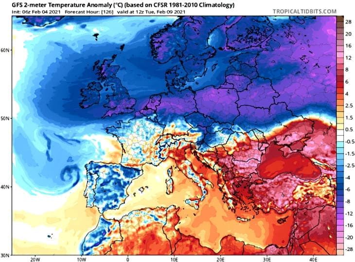 Беспрецедентное похолодание накроет одновременно Северную Америку, Европу и Азию. 