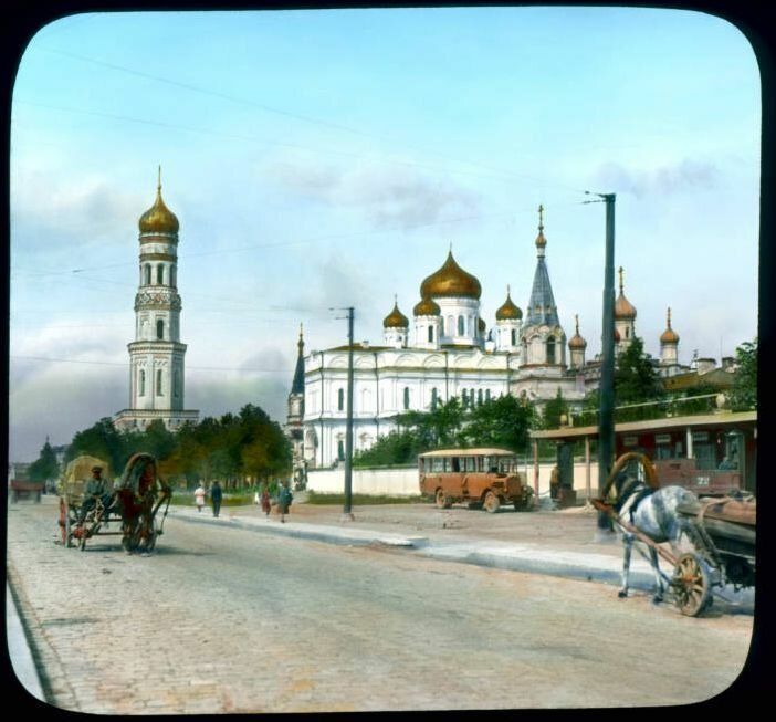 Россия 1930-32 годов в цвете, снимки Б. Деку 