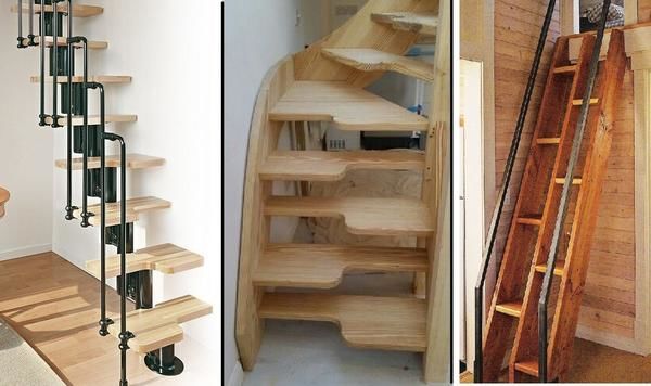  компактные лестницы для маленького дома