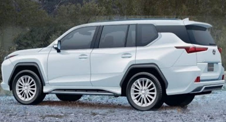 Новый Lexus LX 2022. Появилось первое фото без камуфляжа 