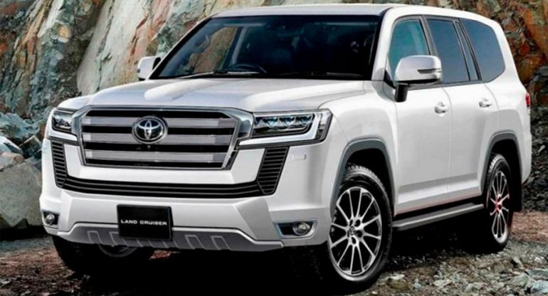 Появились первые изображения удлиненной версии внедорожника Toyota Land Cruiser 300 