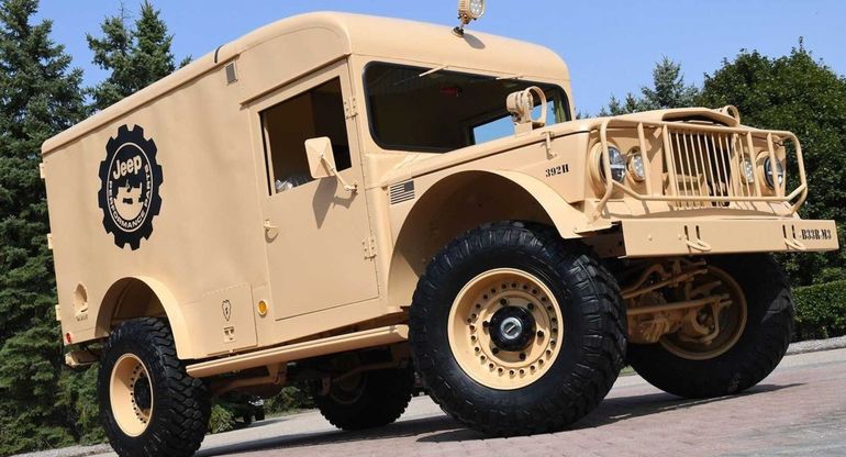 Модернизированный авто военной скорой помощи — Kaiser Jeep M725 