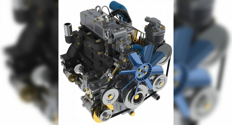 ММZ-3LD — уникальный компактный дизельный двигатель составляет, MMZ3LD, маленький, имеет, также, очередь, Самый, сельскохозяйственную, трактора, оснащают, оборотахДвигателем, 17002000, момент, крутящий, пиковый, оборотов, минуту, Кроме, вращения, частоте