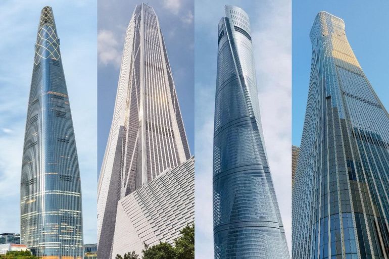 Сколько этажей у самого высокого небоскреба в мире