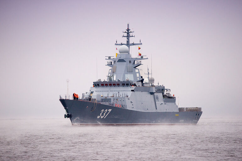 Новый корвет «Гремящий» пополнил российский военный флот на Камчатке 
