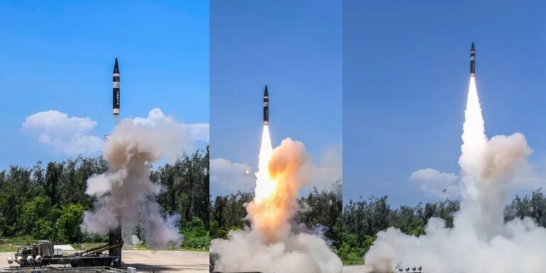 Индия провела испытания новой баллистической ракеты Agni Prime 