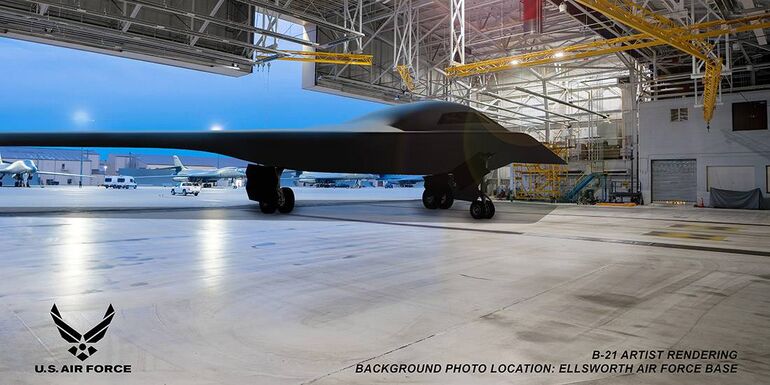 Пентагон 2 декабря намерен впервые показать новый стратегический бомбардировщик B-21