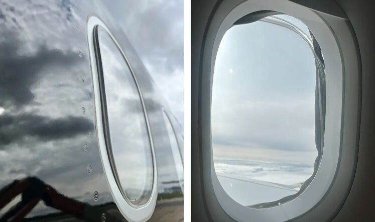 Пассажирский авиалайнер потерял на взлете пару иллюминаторов, но заметили это только на высоте 3 000 метров 