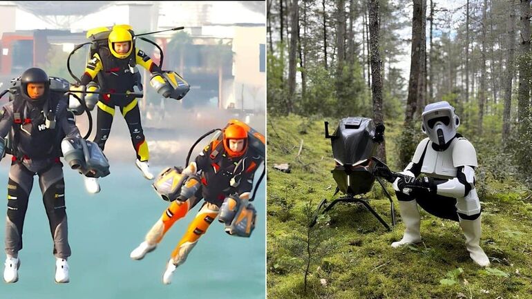 От летающих автомобилей до реактивных ранцев: насколько близко человечество к полетам на работу по небу?