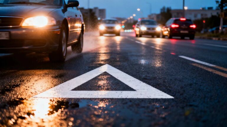 Треугольная разметка на дорогах: как не попасть на штраф и избежать опасности