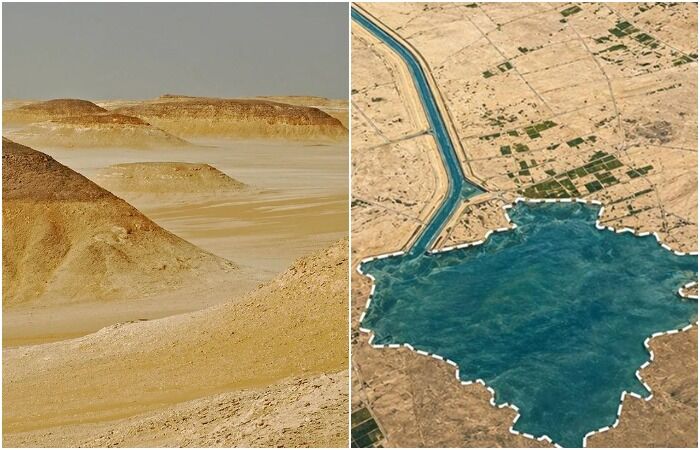 Как в Египте планировали затопить часть Сахары водой из Средиземного моря и почему проект закрыли