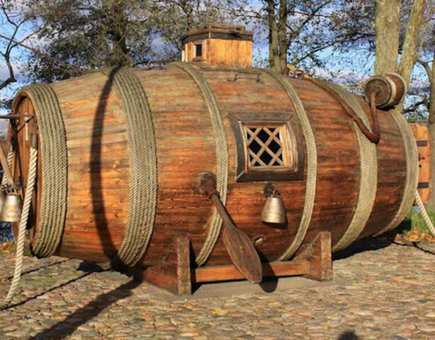 Первая русская подводная лодка, которую испытали при Петре I