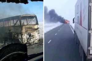 В Казахстане в автобусе сгорели 52 человека