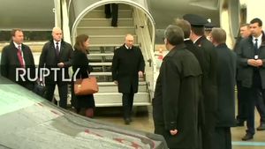 Путин прибыл в Париж