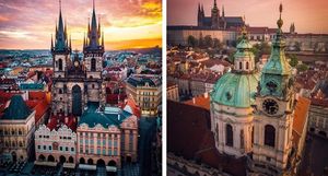 Захватывающие аэрофотографии Праги, от красоты которых кружится голова