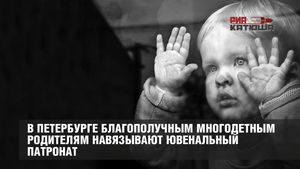 В Петербурге благополучным многодетным родителям навязывают ювенальный патронат