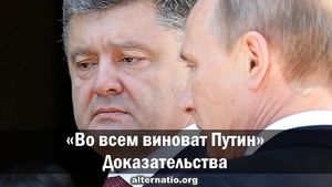 «Во всем виноват Путин». Доказательства