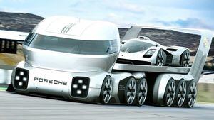 Дизайнер из Грузии создал проект автовоза Porsche