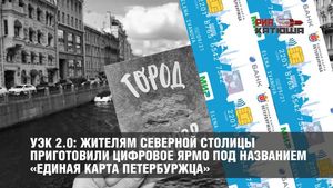 УЭК 2.0: жителям Северной столицы приготовили цифровое ярмо под названием «Единая карта петербуржца»