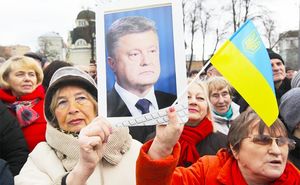 Киев в натуре: Борщ, сало и 100 гр. горилки — как Порошенко победу куёт