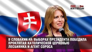 Протестная демократия: в Словакии на выборах президента победила проклятая католической церковью лесбиянка и агент Сороса