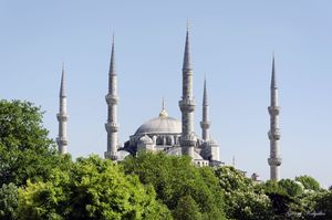 Прогулка по Стамбулу. Мечеть Sultanahmet Camii (Blue Mosque)