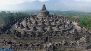 Буддийский храм Боробудур — сооружение, которое было погребено под толстым слоем пепла