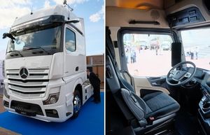Немцы показали новейший грузовик без зеркал заднего вида и с кабиной размером с огромную комнату