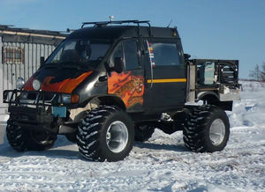 В Норильске продают дикую ГАЗель, созданную на базе грузовика ГАЗ-66