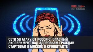 Сети 5G атакуют Россию: опасный эксперимент над здоровьем граждан стартовал в Москве и Кронштадте