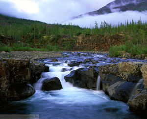 Водопады на реке Орокан.
