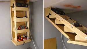 Подвесная система хранения для гаража и не только: мастер-класс от умельца