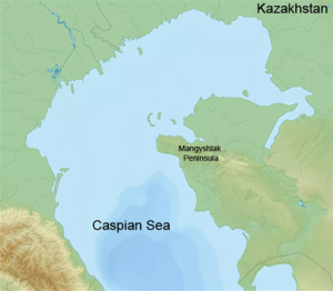 О полуострове Мангышлак, расположенном на Каспийском море