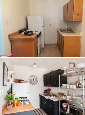 Как сделать старый кухонный гарнитур более презентабельным: 3 бюджетных способа